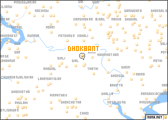 map of Dhok Bant