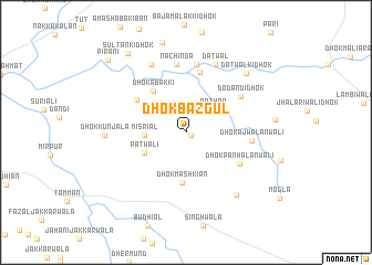 map of Dhok Bāzgul