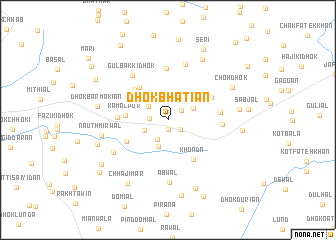 map of Dhok Bhatiān