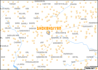 map of Dhok Bhdiyān