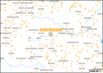 map of Dhok Biddar