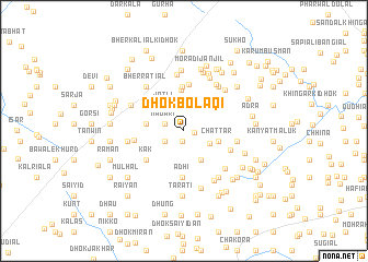 map of Dhok Bolāqi