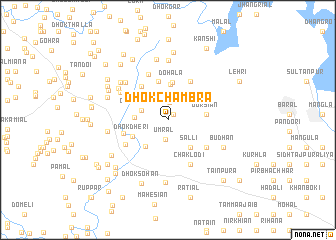 map of Dhok Chambra