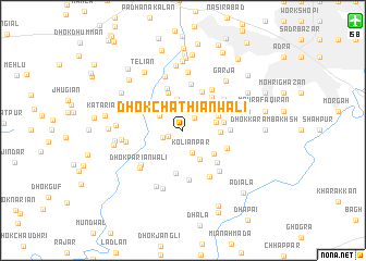 map of Dhok Chathiānwāli
