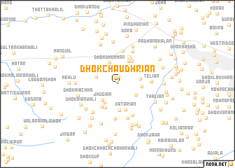 map of Dhok Chaudhriān