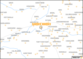 map of Dhok Chhokī