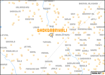 map of Dhok Dabriwāli
