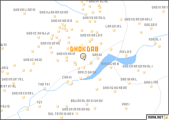 map of Dhok Dab