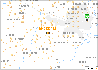 map of Dhok Dālim