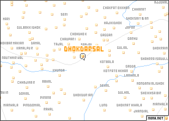 map of Dhok Darsāl