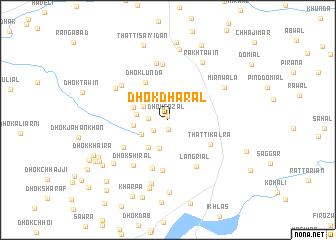 map of Dhok Dharāl