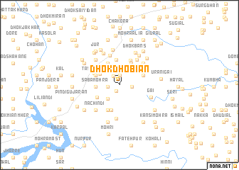 map of Dhok Dhobiān