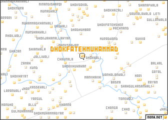 map of Dhok Fateh Muhammad