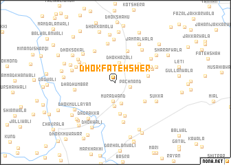 map of Dhok Fateh Sher