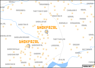 map of Dhok Fazal