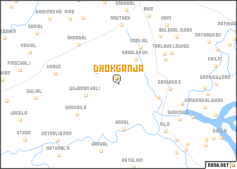 map of Dhok Ganja