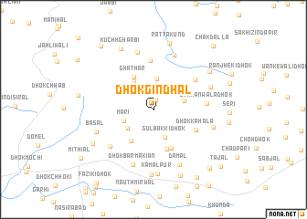 map of Dhok Gindhal