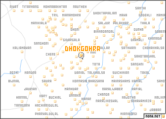 map of Dhok Gohra