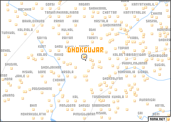 map of Dhok Gūjar