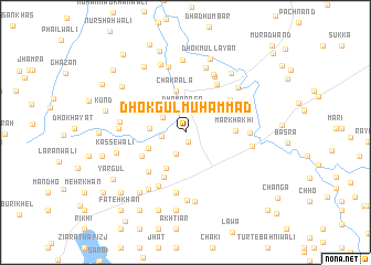 map of Dhok Gul Muhammad