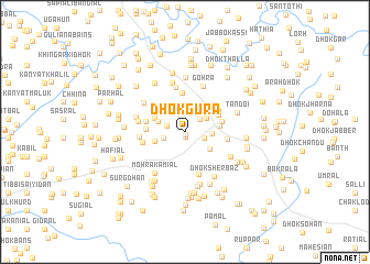 map of Dhok Gura