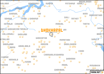 map of Dhok Haral