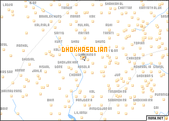 map of Dhok Hasoliān