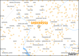 map of Dhok Hassu