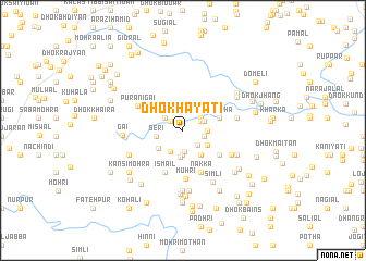 map of Dhok Hayāti