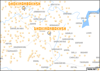 map of Dhok Imām Bakhsh