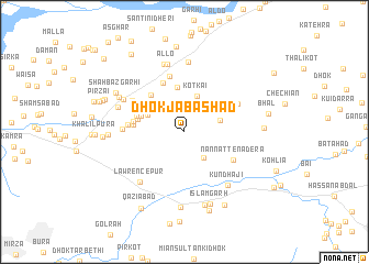 map of Dhok Jabāshad