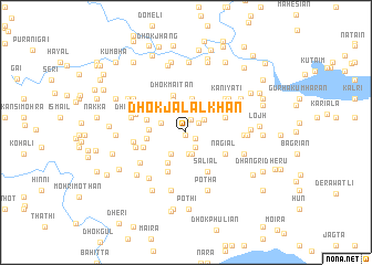 map of Dhok Jalāl Khān