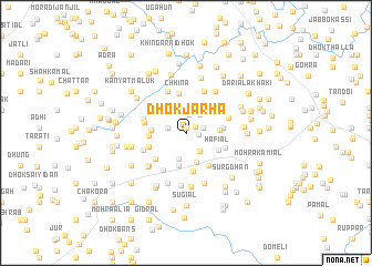 map of Dhok Jarha