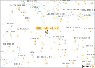 map of Dhok Jhalar