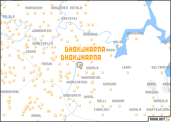 map of Dhok Jharna