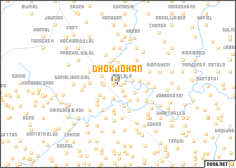 map of Dhok Johān