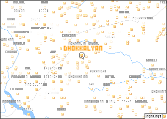 map of Dhok Kalyān