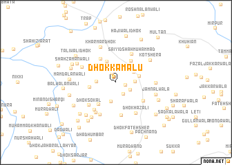 map of Dhok Kamālu