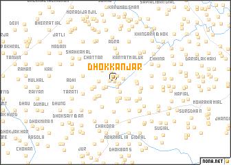 map of Dhok Kanjar