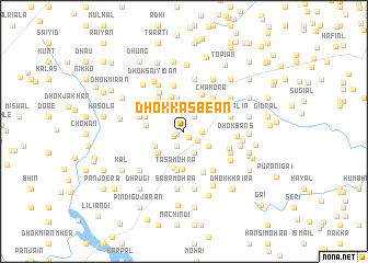 map of Dhok Kasbeān