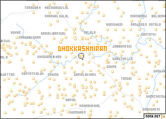 map of Dhok Kashmirān