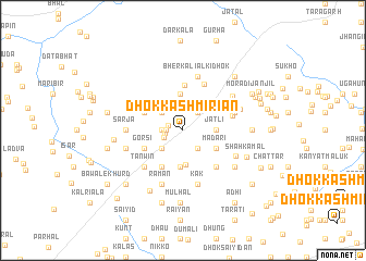 map of Dhok Kashmīriān