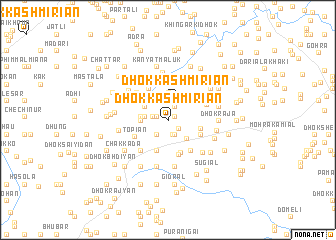 map of Dhok Kashmīriān