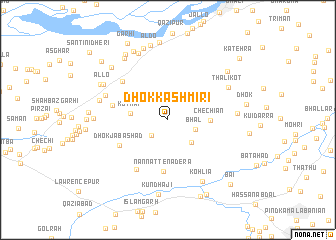 map of Dhok Kashmīri