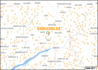 map of Dhok Khālsa