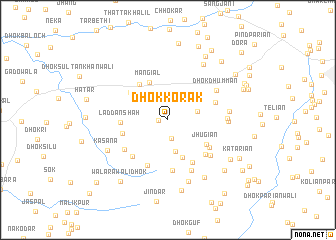 map of Dhok Korak