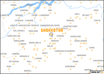 map of Dhok Kotha