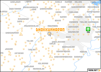 map of Dhok Kumhārān