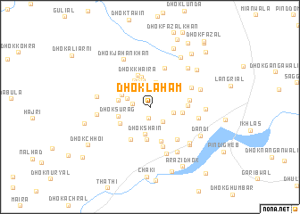 map of Dhok Laham