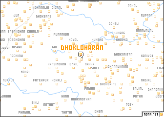 map of Dhok Loharan